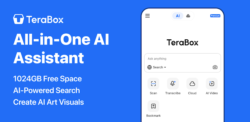 TeraBox: 1TB Cloud & AI Space