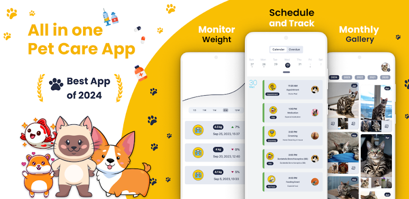 Pet Care Tracker - Dog Cat App