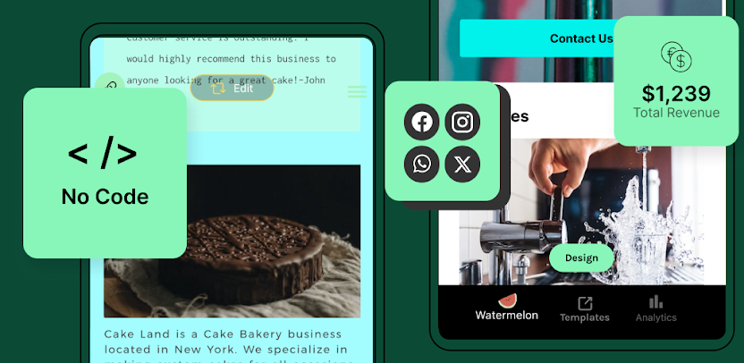 Website Maker: Watermelon Ai