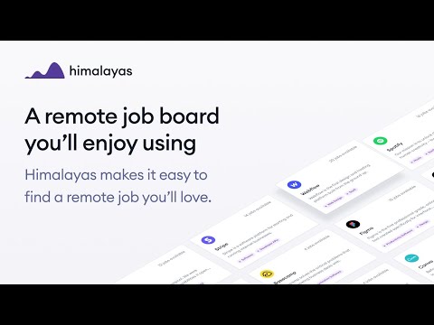 Himalayas - Remote Jobs Search