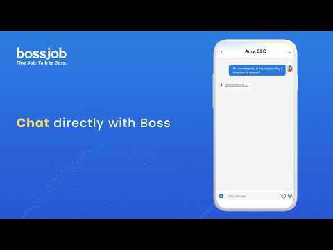 bossjob: Chat & Job Search