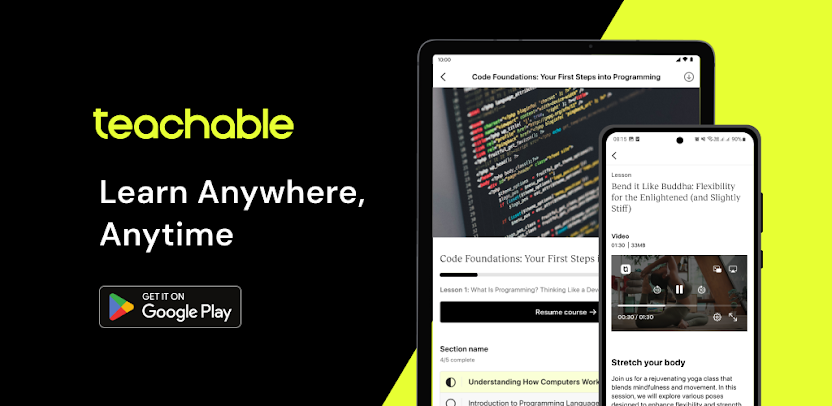 Teachable online courses
