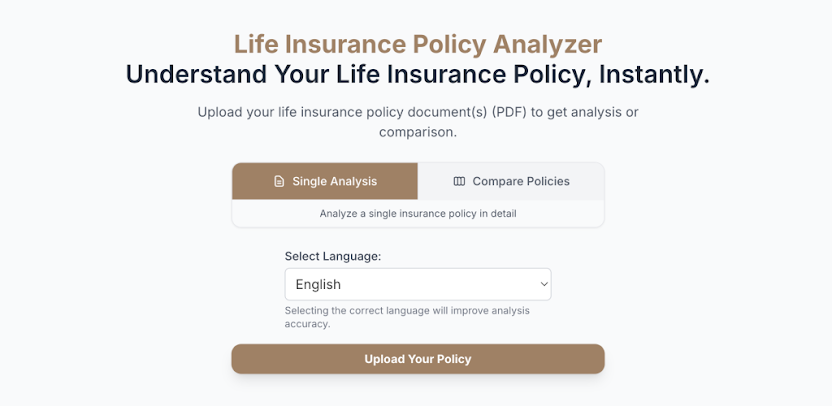 Life Insurance Policy Reviewer